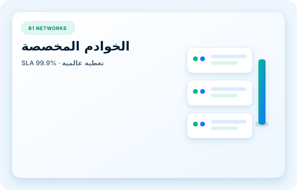 صورة خدمة B1 Networks