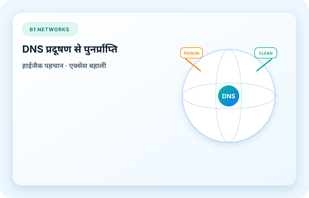 B1 Networks सेवा विज़ुअल