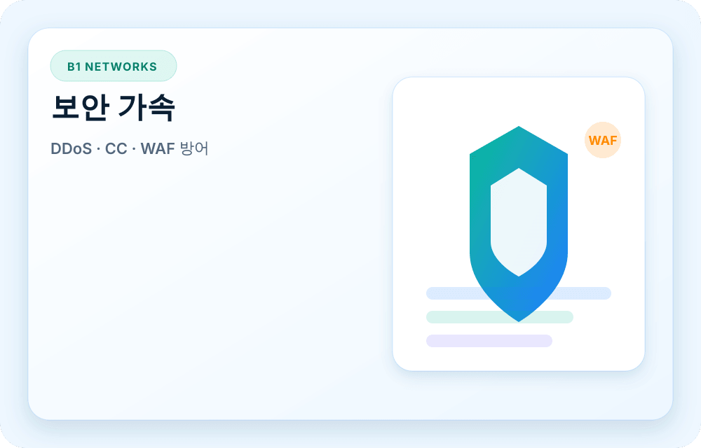 B1 Networks 서비스 이미지