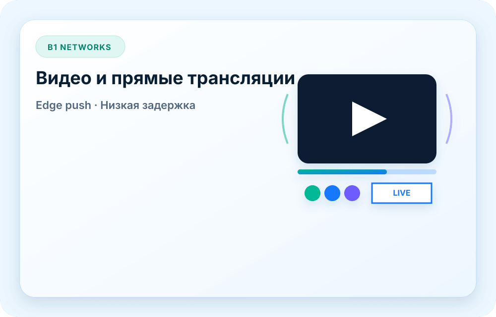 Визуал сервиса B1 Networks