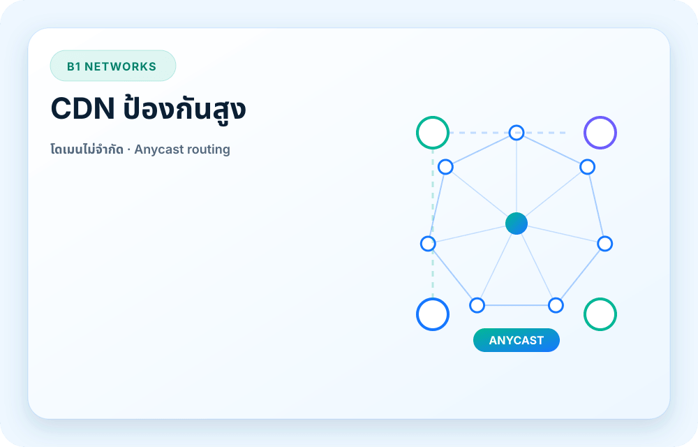 ภาพบริการ B1 Networks