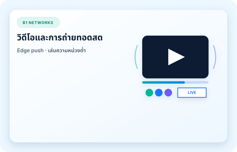 ภาพบริการ B1 Networks