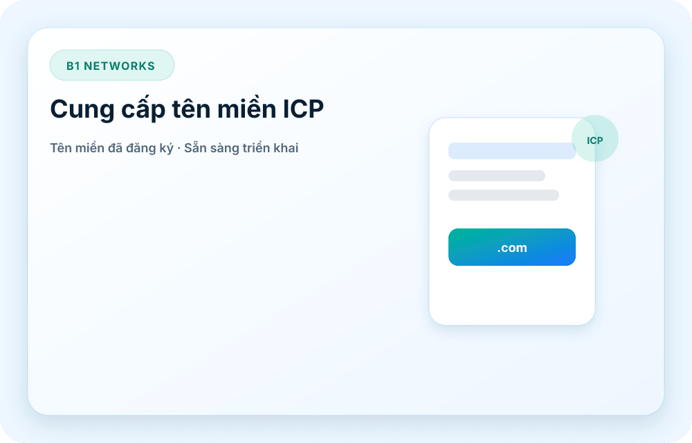 Hình ảnh dịch vụ B1 Networks